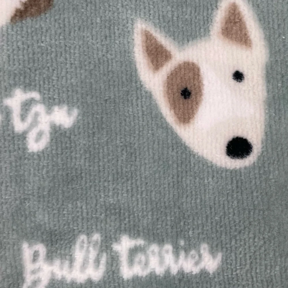 Envogue‎ Oversized Teal Dogs Maltese English Bulldog More Bath Towel 28